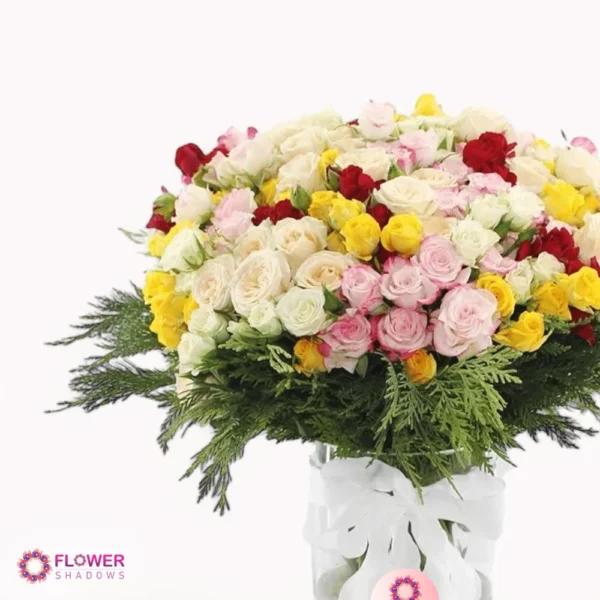 70pcs Baby Rose | Cylinder Vase - Image 3