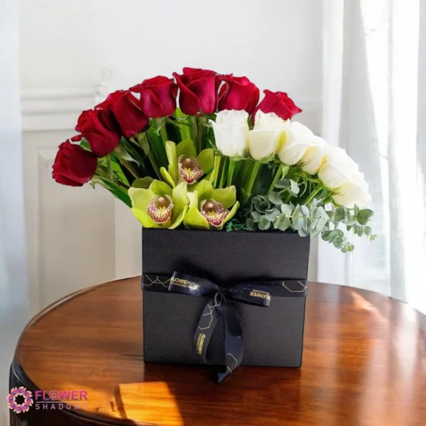Red & White Roses