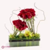 ⁦Red Roses | Acrylic Vase⁩ - الصورة ⁦2⁩