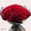 ⁦Elegant Red Rose Bouquet⁩ - الصورة ⁦3⁩
