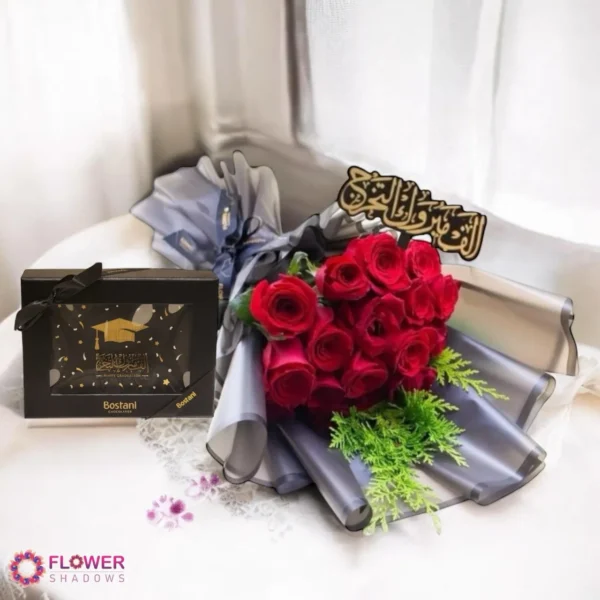 Red Rose & Chocolate Graduation