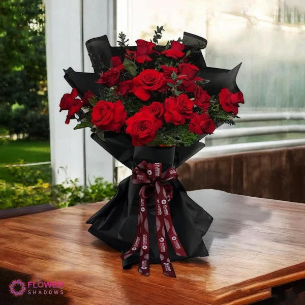Elegant Red Rose Bouquet