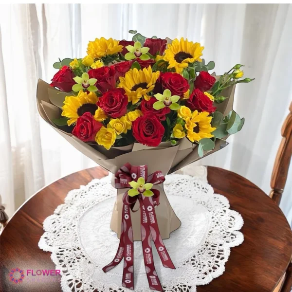 Vibrant Sun Flowers
