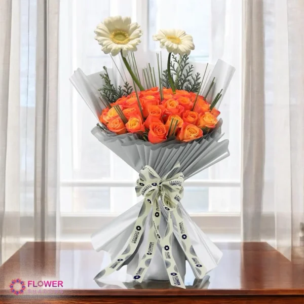 Orange Rose Harmony