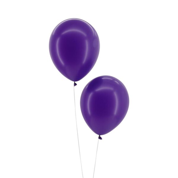 Blue Latex Balloon - Image 2