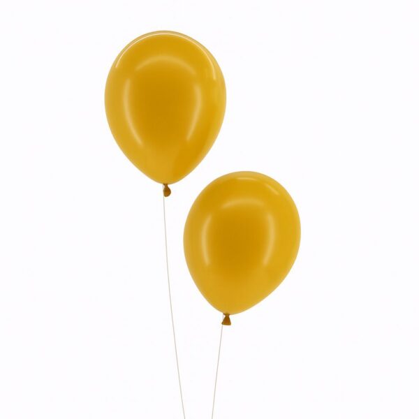 Orange Latex Balloon - Image 2