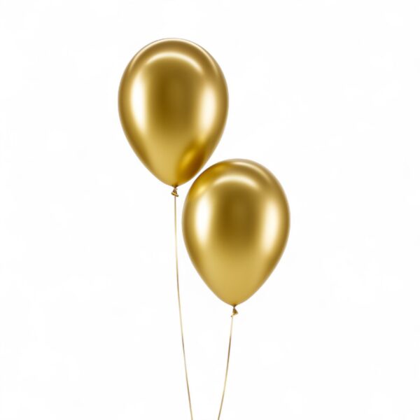 Golden Latex Balloon - Image 2