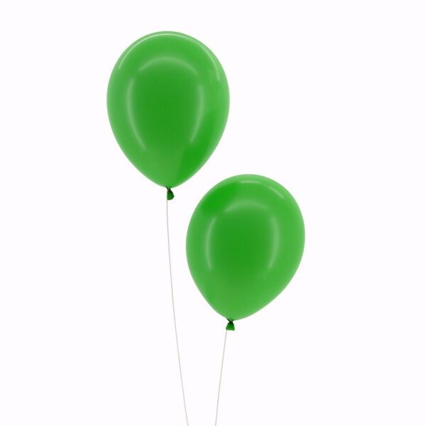 Green Latex Balloon - Image 2