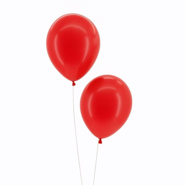 Red Latex Balloon - Image 2