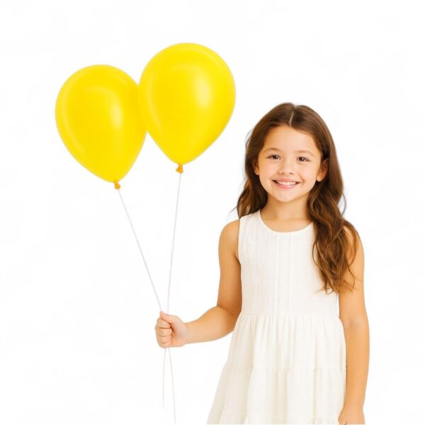 Yellow Latex Balloon